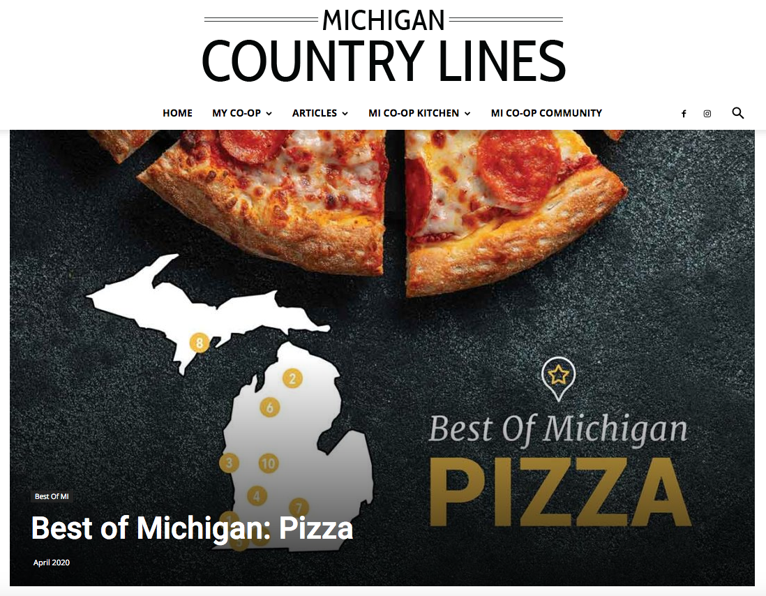 Best of Michigan Pizza Award Winner
